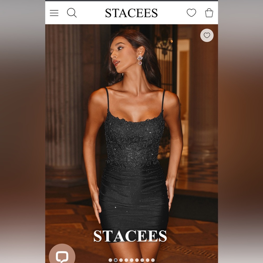 Stacey’s Homecoming dress, black size 2